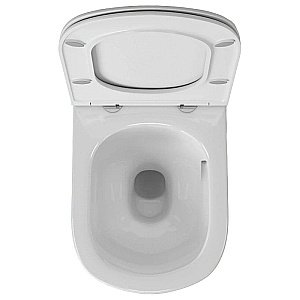 Унитаз подвесной OWL Eld Cirkel-H TOWLT190101 безободковый, с крышкой микролифт купить в интернет-магазине Sanbest