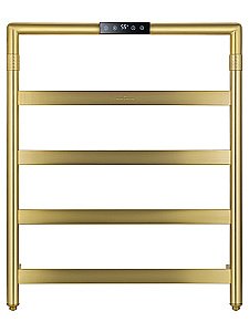 Полотенцесушитель электрический WONZON & WOGHAND KÖLN, Брашированное золото (WW-A6014-BG) купить в интернет-магазине сантехники Sanbest