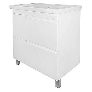 Тумба с раковиной Azario KANTRI 70/2 Н CS00097252 белая для ванной в интернет-магазине Sanbest