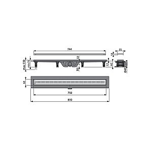 Душевой трап Koller Pool G9 75 купить в интернет-магазине Sanbest