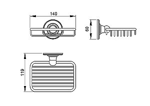 Мыльница Timo Nelson 160023/02 купить в интернет-магазине сантехники Sanbest