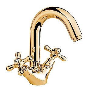 Смеситель для раковины Nicolazzi Nuova Brenta 2536GB золото купить в интернет-магазине сантехники Sanbest