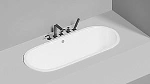 Ванна Salini Ornella AXIS S-Sense 170x70 104613G белая купить в интернет-магазине Sanbest