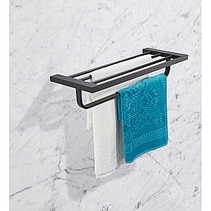 Полка Milacio Ultra MCU.955.MB черная купить в интернет-магазине сантехники Sanbest