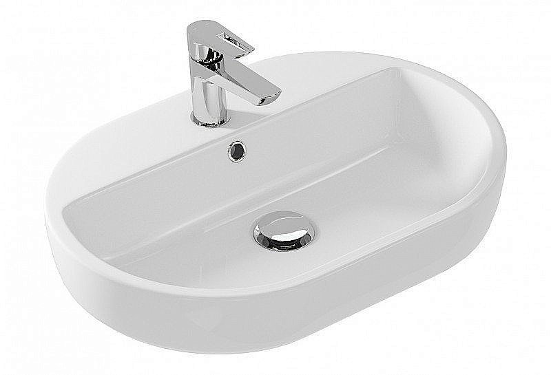 Раковина Cersanit CASPIA 60 OVAL купить в интернет-магазине сантехники Sanbest