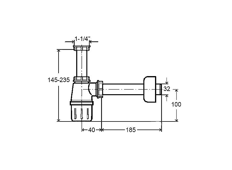 Сифон для раковины VIEGA 108694 белый купить в интернет-магазине сантехники Sanbest
