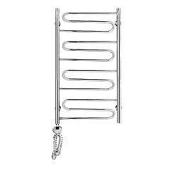 Полотенцесушитель электрический Domoterm Офелия П12 500x1000 EL хром левый купить в интернет-магазине сантехники Sanbest