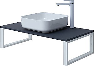 Столешница для раковины Aquanet Арт 90 маренго для ванной в интернет-магазине сантехники Sanbest