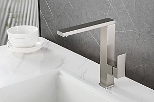 Смеситель для кухни Abber Daheim AF8214SP сатин купить в интернет-магазине сантехники Sanbest