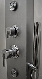 Душевая панель Leroy Silver Pro Spout купить в интернет-магазине сантехники Sanbest