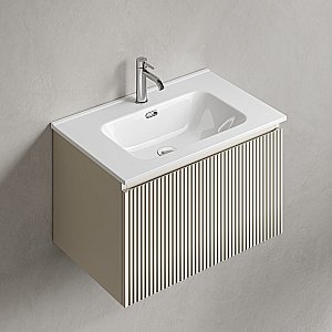 Тумба с раковиной Sancos Snob R 1.0 SNR1.070CE/CN7007 Beige Soft для ванной в интернет-магазине Sanbest
