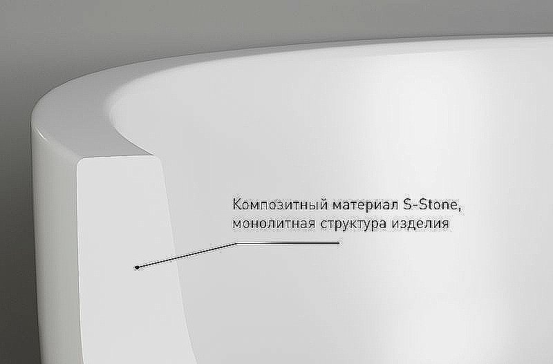 Ванна Salini Sofia S-Sense 170х80 102526M белая матовая купить в интернет-магазине Sanbest