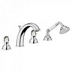 Смеситель на борт ванны Webert Karenina KA730101015 купить в интернет-магазине сантехники Sanbest