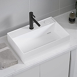 Раковина CeramaLux 6253R белая правая купить в интернет-магазине сантехники Sanbest