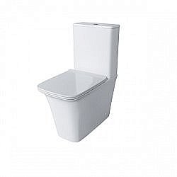 Унитаз-компакт Grossman Galaxy GR-4468S безободковый, с крышкой микролифт, с бачком, белый купить в интернет-магазине Sanbest