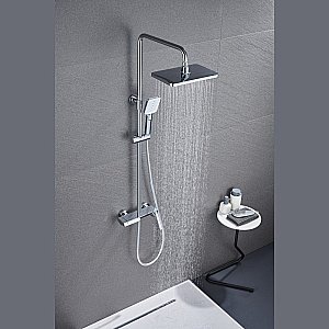 Душевая система Black&White Universe UK5015C хром купить в интернет-магазине сантехники Sanbest