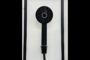 Душевая кабина Royal Bath FATO RB 85CK-М-BL 85 стекло рифленое/профиль черный купить в интернет-магазине Sanbest