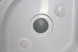 Душевая кабина Niagara Eco E120/80/40/TN 120х80 стекло тонированное/профиль хром купить в интернет-магазине Sanbest