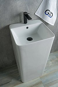 Раковина напольная Gid Autonomo 42 Nb148 81117 белая купить в интернет-магазине Sanbest