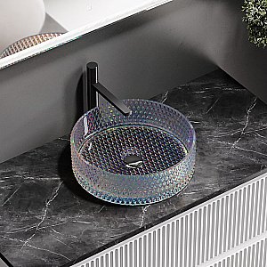 Раковина Ceramica Nova Cristal 36 CN6059 неон купить в интернет-магазине Sanbest