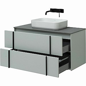 Тумба с раковиной Allen Brau Reality 100 1.32007.PWM папирус матовый для ванной в интернет-магазине Sanbest