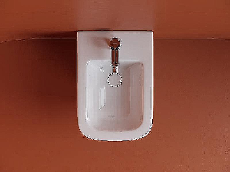 Биде подвесное Ceramica Nova Union CN4010 белое купить в интернет-магазине Sanbest