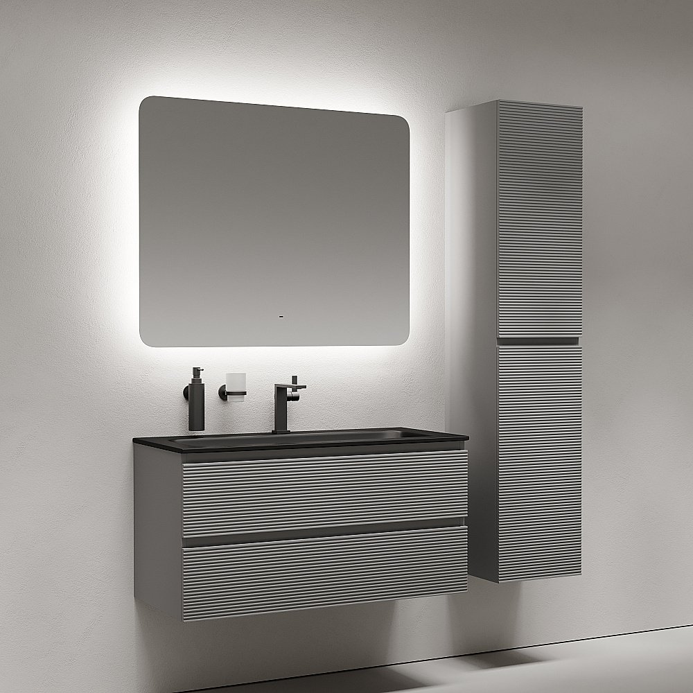 Зеркало LED Sancos Ray RA1000 в ванную от интернет-магазине сантехники Sanbest