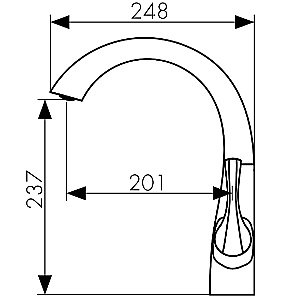 Смеситель для кухни Kaiser Comba 48033 купить в интернет-магазине сантехники Sanbest