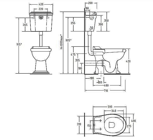 Унитаз Migliore Impero 30357 белый/хром купить в интернет-магазине Sanbest