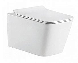 Унитаз подвесной Bravat Manno C21201UW-RUS безободковый, с крышкой микролифт купить в интернет-магазине Sanbest