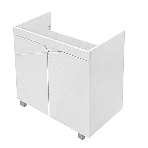 Тумба с раковиной Loranto Оптимум 70 CS00106209 белая для ванной в интернет-магазине Sanbest