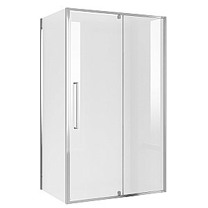 Душевой уголок Niagara Nova NG-66-11A/NG-A100-34 110х100 стекло прозрачное/профиль хром купить в интернет-магазине Sanbest