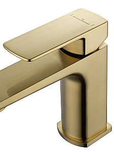 Смеситель для раковины WONZON & WOGHAND EDGE, Брашированное золото (WW-88139003-BG) купить в интернет-магазине сантехники Sanbest