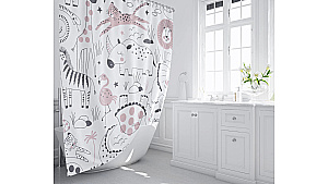 Шторка для ванной FIXSEN AFRICA FX-2510 купить в интернет-магазине сантехники Sanbest