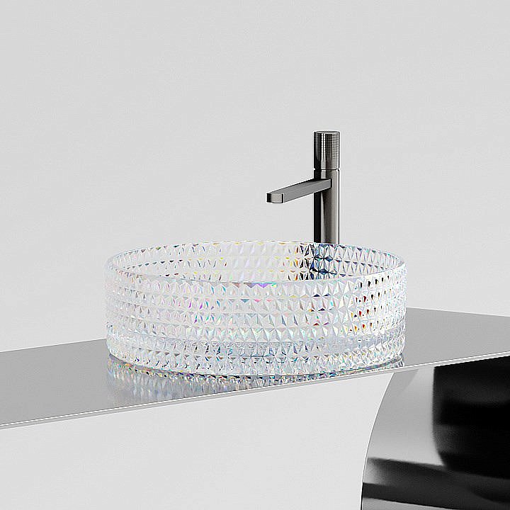 Раковина Ceramica Nova Cristal 36 CN6059 неон купить в интернет-магазине Sanbest