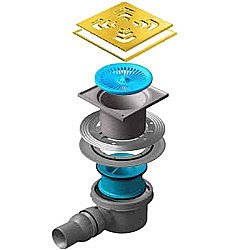 Душевой трап Pestan Confluo Standard 13000144 золото купить в интернет-магазине Sanbest