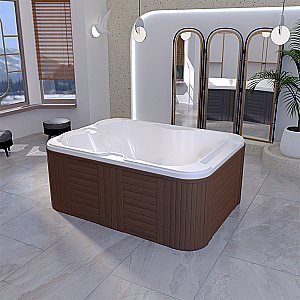 Минибассейн Мишель Silver 205х155 белый купить в интернет-магазине Sanbest