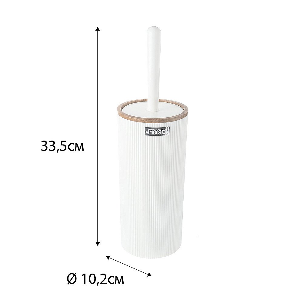 Ершик для туалета Fixsen White Boom FX-412-5 белый купить в интернет-магазине сантехники Sanbest