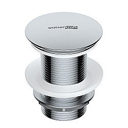 Донный клапан для раковины WasserKraft A244 хром купить в интернет-магазине сантехники Sanbest