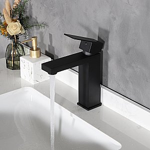 Смеситель для раковины Gid Anchel SS979-BM-K черный матовый купить в интернет-магазине сантехники Sanbest