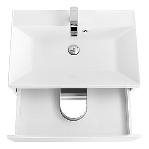Тумба с раковиной Belbagno MARINO 75 подвесная Bianco Lucido для ванной в интернет-магазине Sanbest