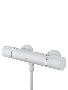 Смеситель для душа с термостатом WONZON & WOGHAND INN 2 WW-A2006-A-MW белый матовый купить в интернет-магазине сантехники Sanbest