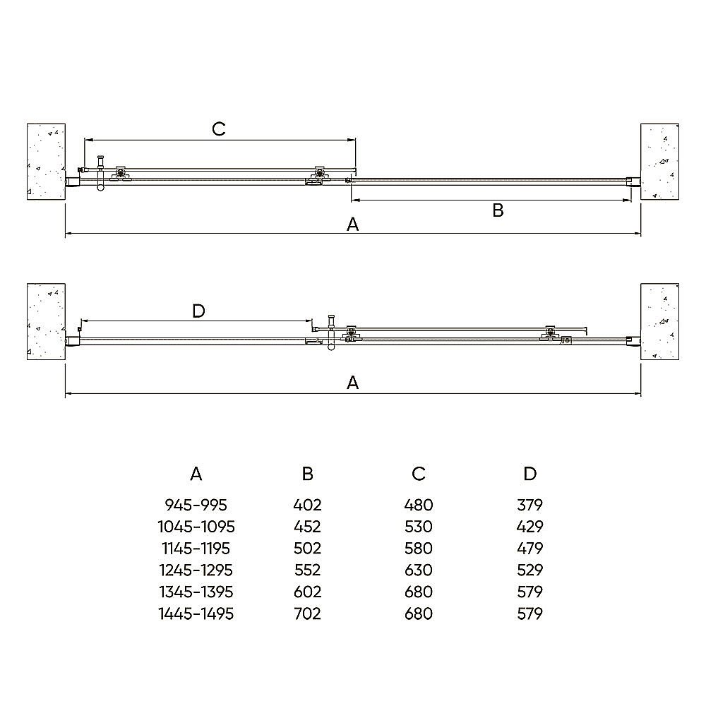 Душевая дверь Veconi Vianno VN72B-130-01-C4 130 купить в интернет-магазине Sanbest