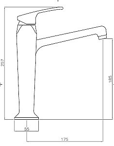 Смеситель для раковины Cezares LEGEND-LSM2-A-03/24 золото купить в интернет-магазине сантехники Sanbest