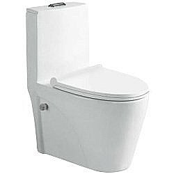 Унитаз моноблок SantiLine SL-5012SM-BD с крышкой микролифт купить в интернет-магазине Sanbest