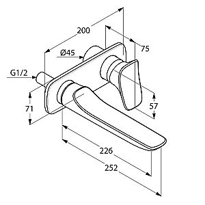 Смеситель для раковины Kludi Ambienta 532450575 купить в интернет-магазине сантехники Sanbest
