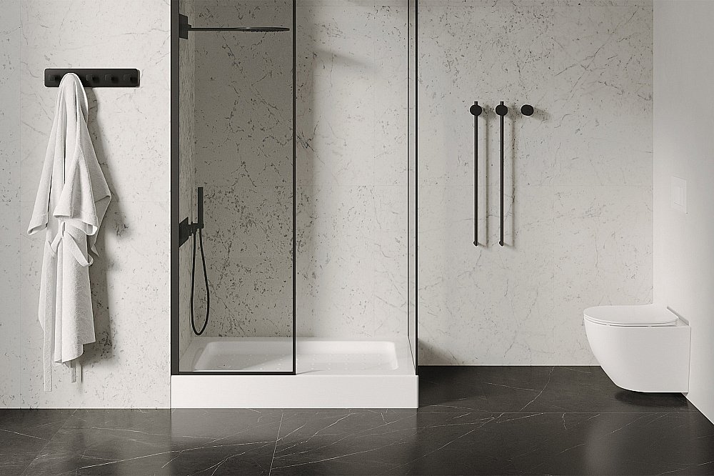 Душевой поддон Abber AD3C159 150х90 белый купить в интернет-магазине Sanbest