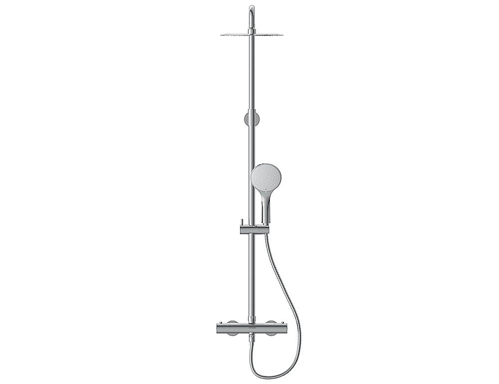 Душевая система Cersanit BRASKO 63066 хром купить в интернет-магазине сантехники Sanbest