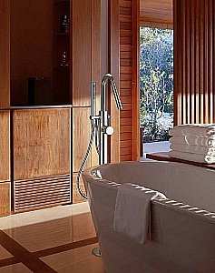 Смеситель для ванны Giulini Futuro 6592 хром купить в интернет-магазине сантехники Sanbest