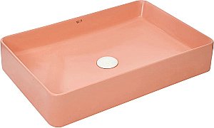 Раковина накладная WeltWasser WW ELBACH 2174 MP 60 розовая матовая купить в интернет-магазине Sanbest